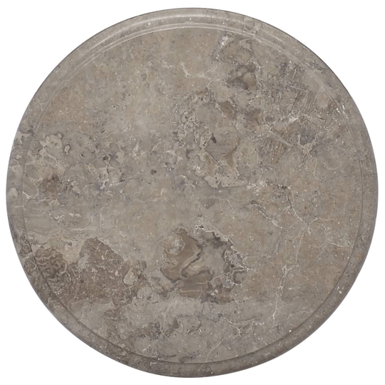 vidaXL Pöytälevy harmaa Ø40x2,5 cm marmori