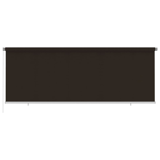 vidaXL Rullaverho ulkotiloihin 400x140 cm ruskea HDPE