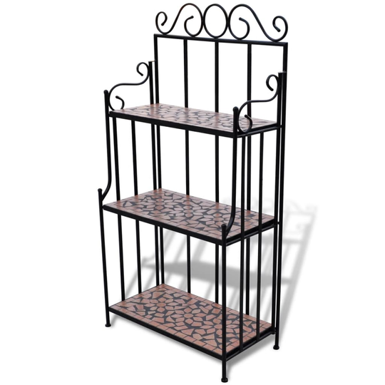 vidaXL Kasvihylly mosaiikkikuvio terrakotta
