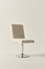 TERRENO tuoli Eliseouter: champagne color leather /inside: offwhite color velvet