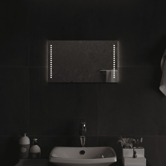 vidaXL Kylpyhuoneen LED-peili 30x50 cm