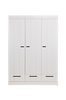 Vaatekaappi Connect, jossa struktuuripinta K195 x L140 x S53