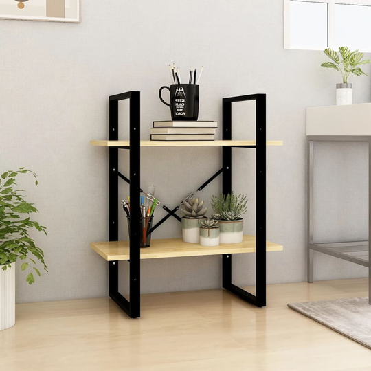 vidaXL 2-tasoinen kirjahylly 60x30x70 cm täysi mänty