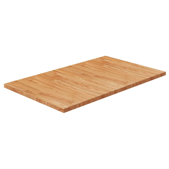 vidaXL Kylpyhuoneen työtaso v.ruskea 100x60x2,5 cm käsitelty täysi puu