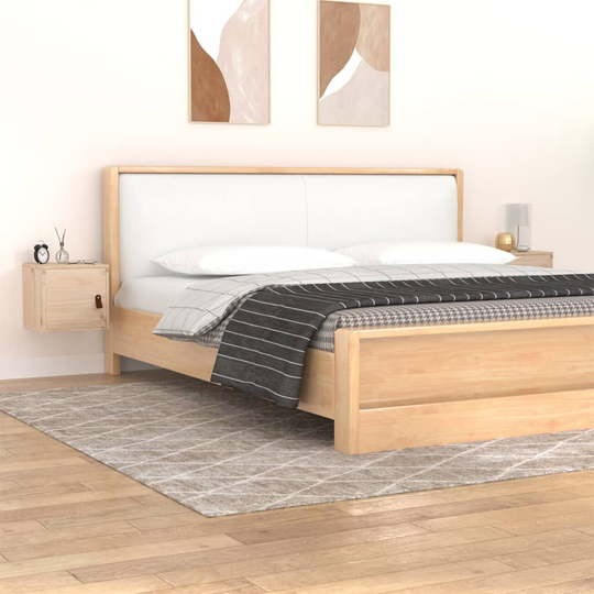 vidaXL Seinäkaapit 2 kpl 31,5x30x30 cm täysi mänty