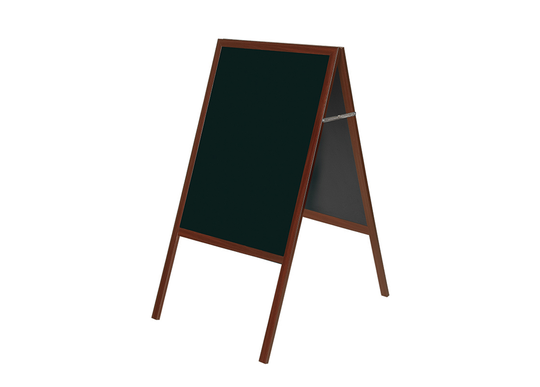 Liitutaulu Bi-office (a-teline, kirsikanpunainen puurunko, musta taulu) 60x90 cm
