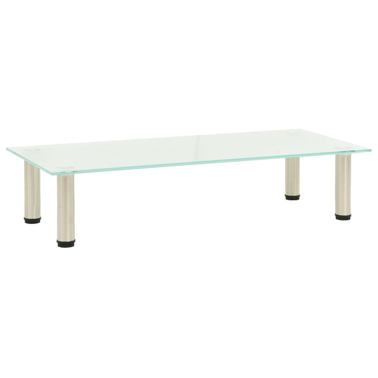 vidaXL TV-taso himmeä 80x35x17 cm karkaistu lasi