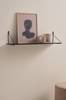 WREXHAM hylly - iso Black mdf/ metal