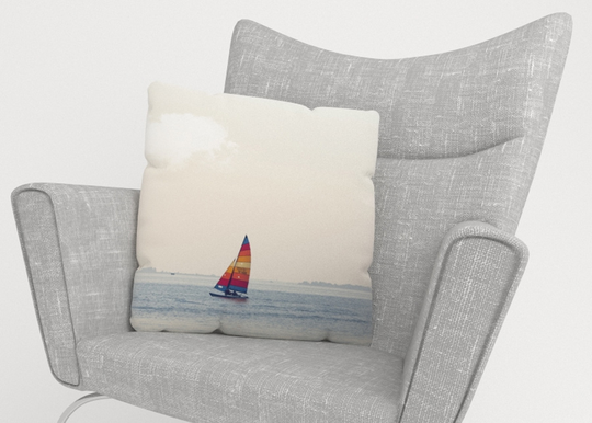 Koristetyynyliina Boat near Venice 40x60 cm