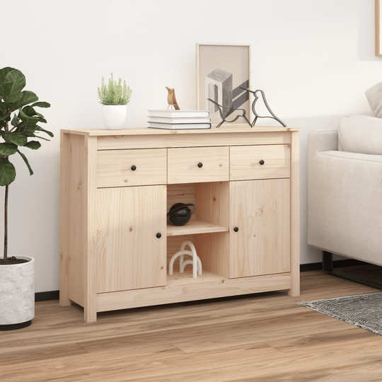 vidaXL Senkki 100x35x74,5 cm täysi mänty