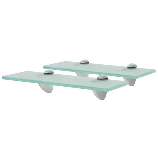 vidaXL Kelluvat hyllyt 2 kpl lasi 30x10 cm 8 mm