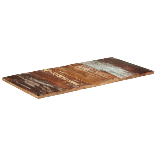 vidaXL Suorakulmainen pöytälevy 60x120 cm 25-27 mm täysi kierrätyspuu