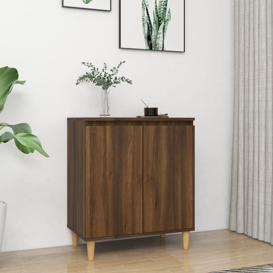 vidaXL Senkki ruskea tammi 60x35x70 cm tekninen puu