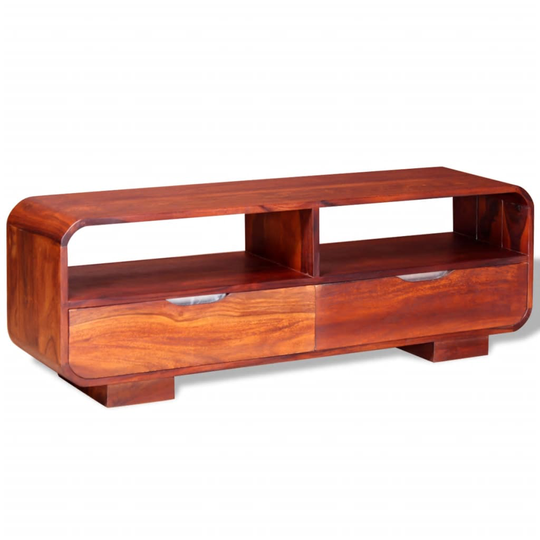 vidaXL TV-taso Täysi seesampuu 116x30x40 cm