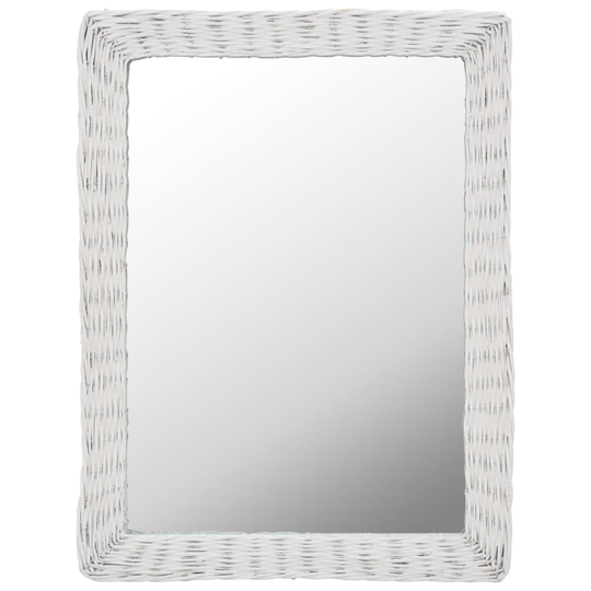vidaXL Peili pajukehys 60x80 cm valkoinen