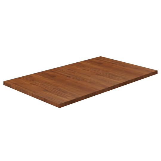 vidaXL Kylpyhuoneen työtaso t.ruskea 100x60x2,5 cm käsitelty täysi puu
