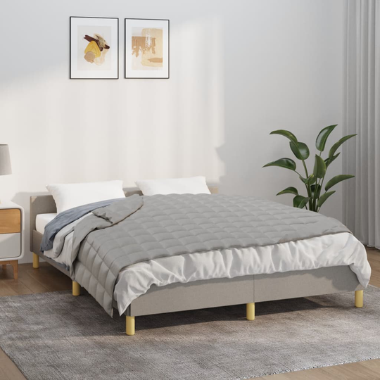 vidaXL Painopeitto harmaa 137x200 cm 10 kg kangas
