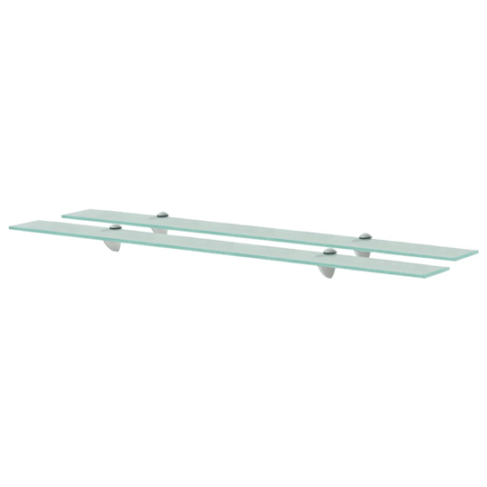 vidaXL Kelluvat hyllyt 2 kpl lasi 100x20 cm 8 mm