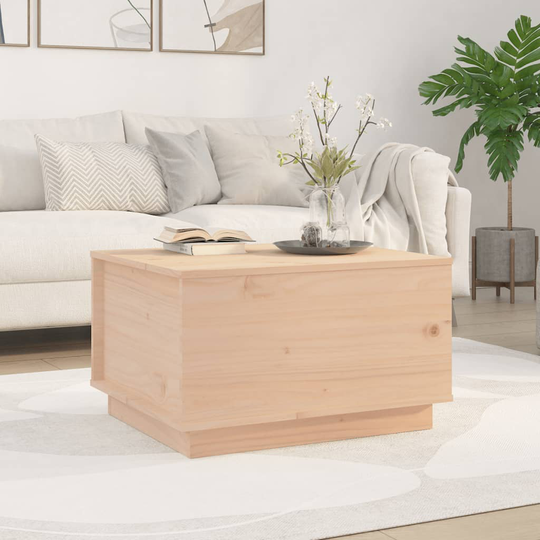 vidaXL Sohvapöytä 60x50x35 cm täysi mänty