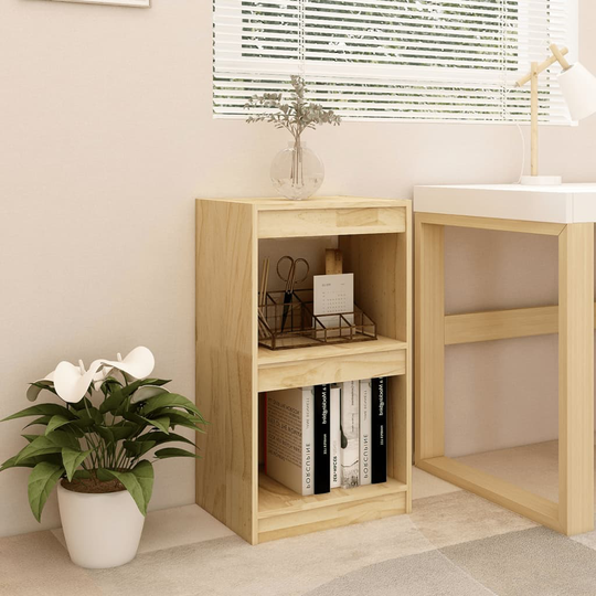 vidaXL Kirjahylly 40x30x71,5 cm täysi mänty