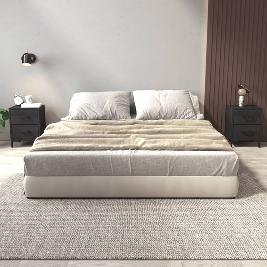 vidaXL Yöpöydät 2 kpl musta 36x30x45 cm täysi mänty
