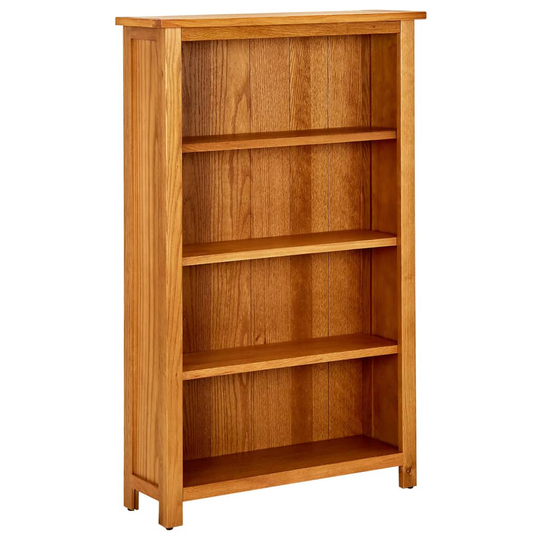 vidaXL Kirjahylly 4 tasoa 70x22x110 cm täystammi