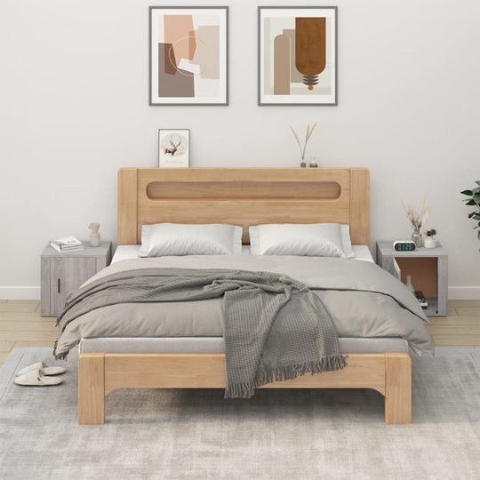 vidaXL Yöpöydät 2 kpl harmaa Sonoma 50x39x47 cm