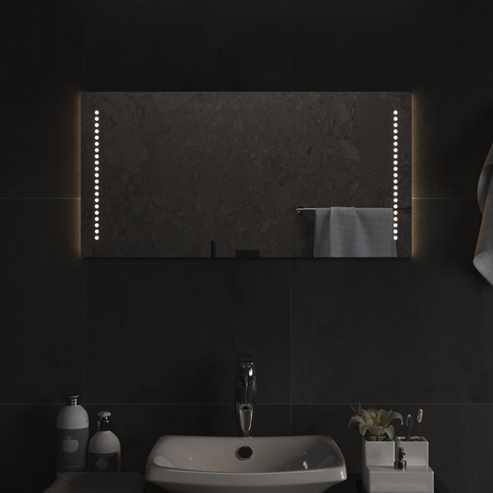 vidaXL Kylpyhuoneen LED-peili 40x80 cm