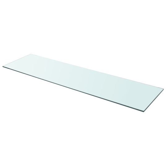 vidaXL Hyllypaneeli Kirkas Lasi 110x30 cm
