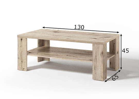 Sohvapöytä Matti 130x65 cm