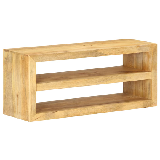 vidaXL TV-taso 107x35x45 cm täysi mangopuu
