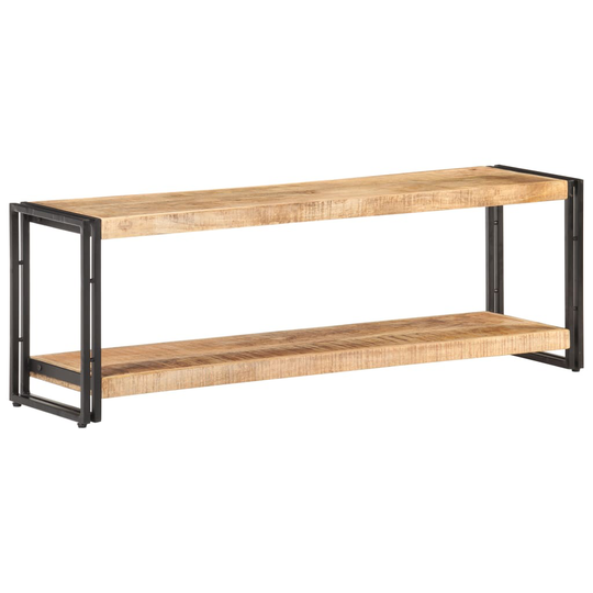 vidaXL TV-taso 120x30x40 cm karkea mangopuu