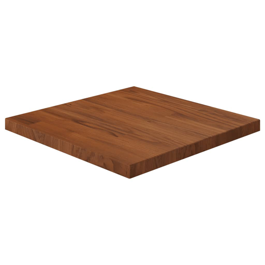 vidaXL Pöytälevy neliö tummanruskea 40x40x2,5 cm käsitelty tammi
