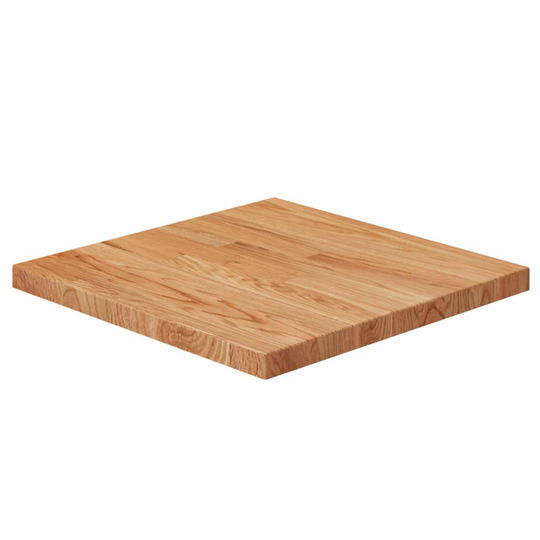 vidaXL Pöytälevy neliö vaaleanruskea 40x40x2,5 cm käsitelty täystammi