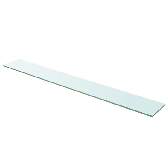 vidaXL Hyllypaneeli Kirkas Lasi 110x15 cm