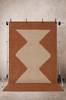 LOGIA puuvillamatto 200x300 cm Ruskea/beige