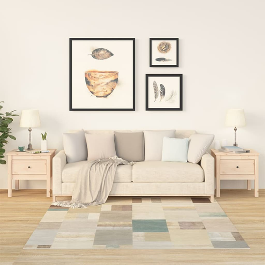 vidaXL Sivupöydät 2 kpl 50x50x49 cm täysi mänty