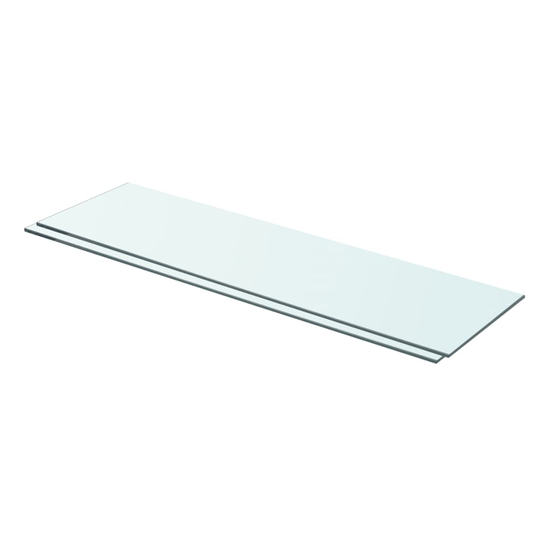 vidaXL Hyllyt 2 kpl kirkas lasi 70x20 cm