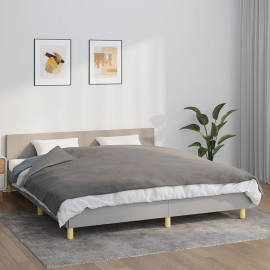 vidaXL Painopeitto suojalla harmaa 155x220 cm 11 kg kangas