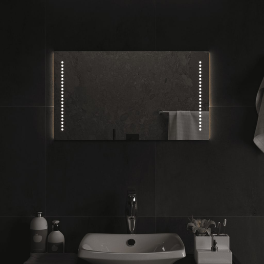 vidaXL Kylpyhuoneen LED-peili 40x70 cm