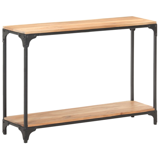 vidaXL Konsolipöytä 110x30x75 cm täysi akaasiapuu