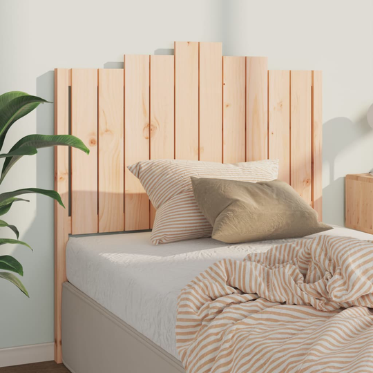 vidaXL Sängynpääty 106x4x110 cm täysi mänty