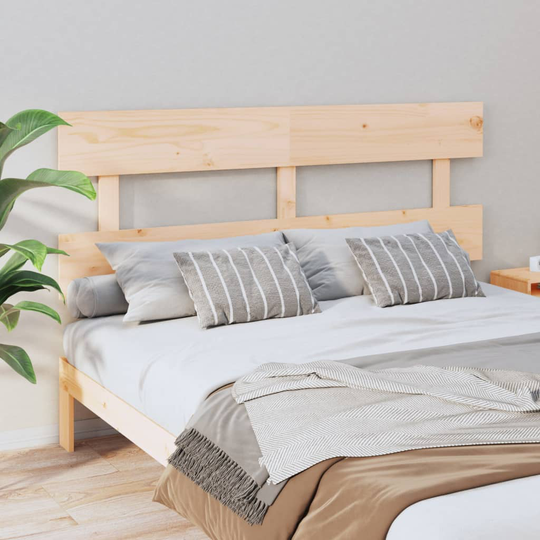 vidaXL Sängynpääty 154x3x81 cm täysi mänty