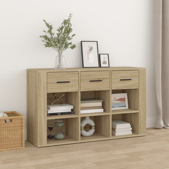 vidaXL Senkki Sonoma-tammi 100x30x59,5 cm tekninen puu