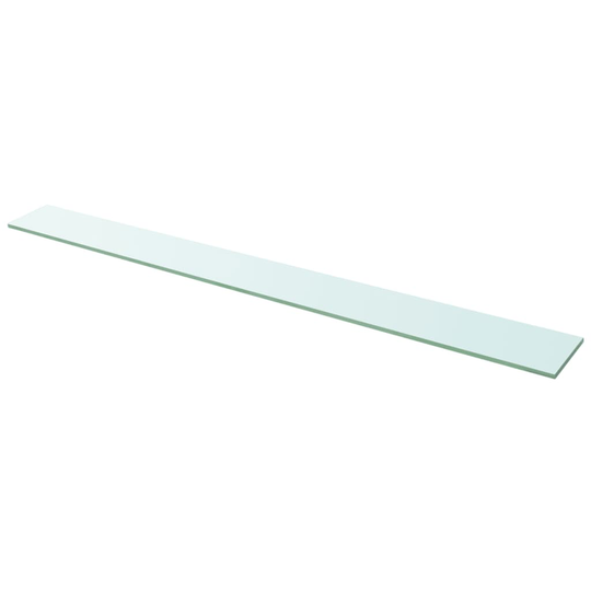 vidaXL Hyllypaneeli Kirkas Lasi 110x12 cm