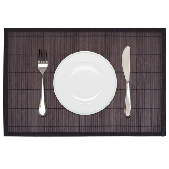 Bambu Tabletti 6 kpl 30 x 45 cm Tummanruskea